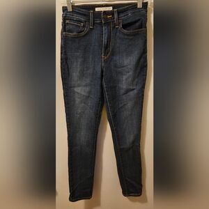 Levi's 721 High Rise Skinny Blue Jeans Women's Size 27